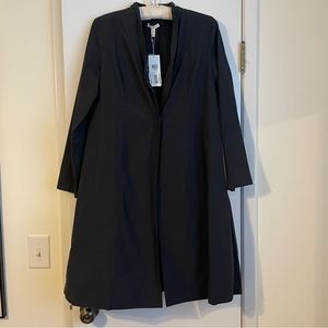 Eileen Fisher organic cotton nylon trench coat; never worn, new with tags